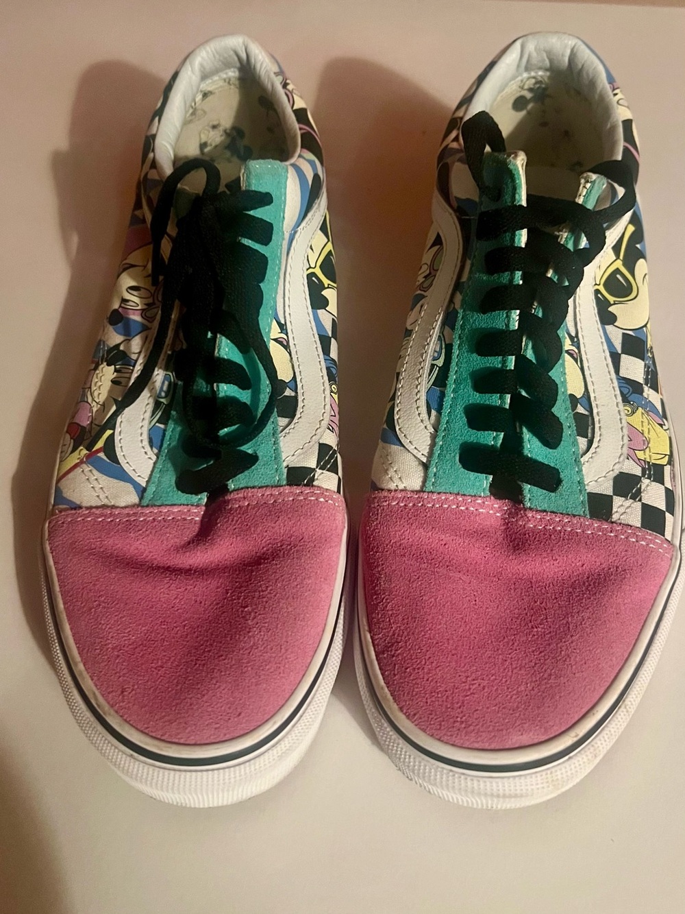 Vans Old Skool Disney “80’s Mickey” Lace-Up Sneakers - Size 9 Men And 10.5 Women